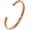Rose gold, variant on Metal Keychain Clip Swivel Lobster Claw Clasp Oval Key Ring Detachable Double Opening Snap Hooks for Craft Silver/Metal Bronze/Gold -