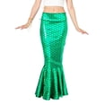 thumbnail image 3 of Falda de sirena Spooktacular Creations con holograma metálico con perla, 3 of 6
