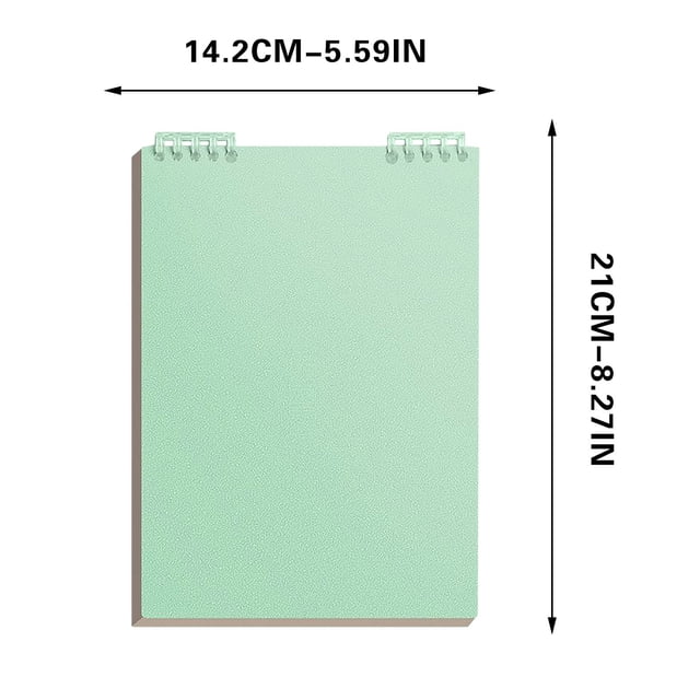 Vwrxbz Loose Leaf Folder Notebook A5 Lined - Top Bound Refillable Notepad for Journaling Notes
