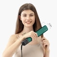 thumbnail image 3 of IG INGLAM Air Straightener - Advanced One-Step Airflow Hair Straightener & Dryer, Airflow Flat Iron with 200 Million Negative Ions, Dark Green, 3 of 12