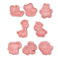 thumbnail image 2 of Molde de hornear DIY CRAFT PP Adorno reciclado Pasteles Herramientas Herramientas para el hogar Molde de la cocina Suministros Regalos para festival de fiesta Animal 8 piezas Methold  HA059308-01, 2 of 7