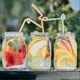 thumbnail image 2 of 200 Pcs Extra Long Flexible Plastic Drinking Straws, Colorful Disposable Straws, 2 of 3