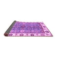 thumbnail image 2 of Ahgly Company Indoor Square Oriental Purple Traditional Area Rugs, 7' Square, 2 of 4