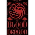thumbnail image 2 of House of the Dragon Blood of the Dragon Crest Men's Black Sleep Pajama Shorts-Large, 2 of 7