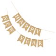 thumbnail image 1 of BEADCEST 1 Set String Flags Linen New Year Sign for Ceiling Decoration, 1 of 8