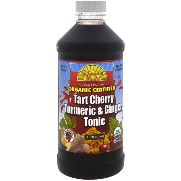 Dynamic Health Tart Cherry Juice Tonic with Turmeric & Ginger