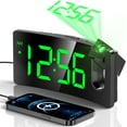 thumbnail image 1 of Teetheory Bedroom Projector Alarm Clock, 180° Rotating Projector Arm, 3.4-inch Display, Adjustable Brightness, Suitable for Home and Office Use, 1 of 6