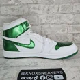 thumbnail image 5 of Ni - ke Ni - ke Air Jordan 1 High Golf White Pine Green DQ0660 130 Men's Size 10, 5 of 5