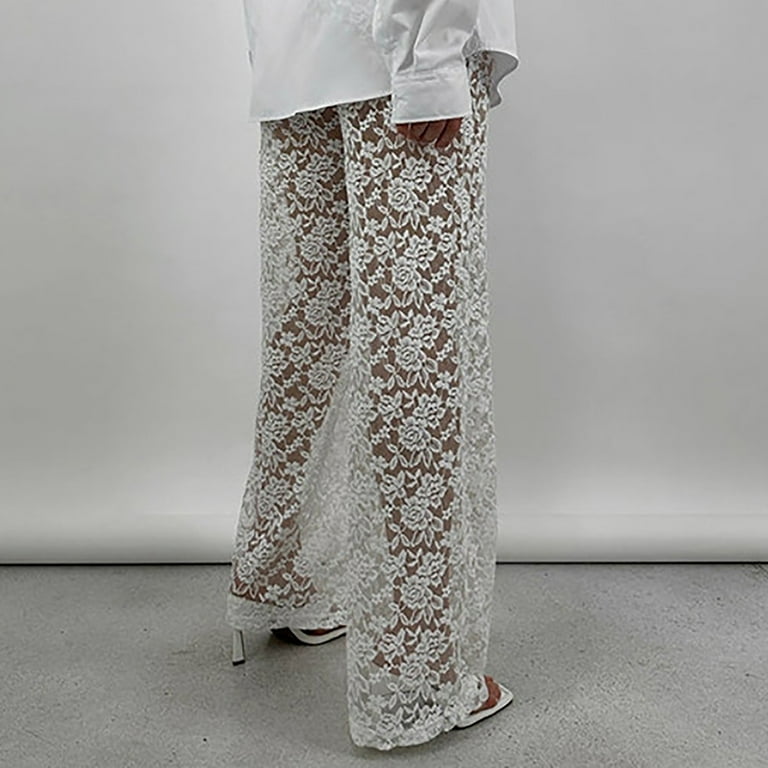 パンツ Patchwork Lace Pants 38 Japanese Brand × Yasuyuki Ishii Yasuyuki Ishii Lace Up
