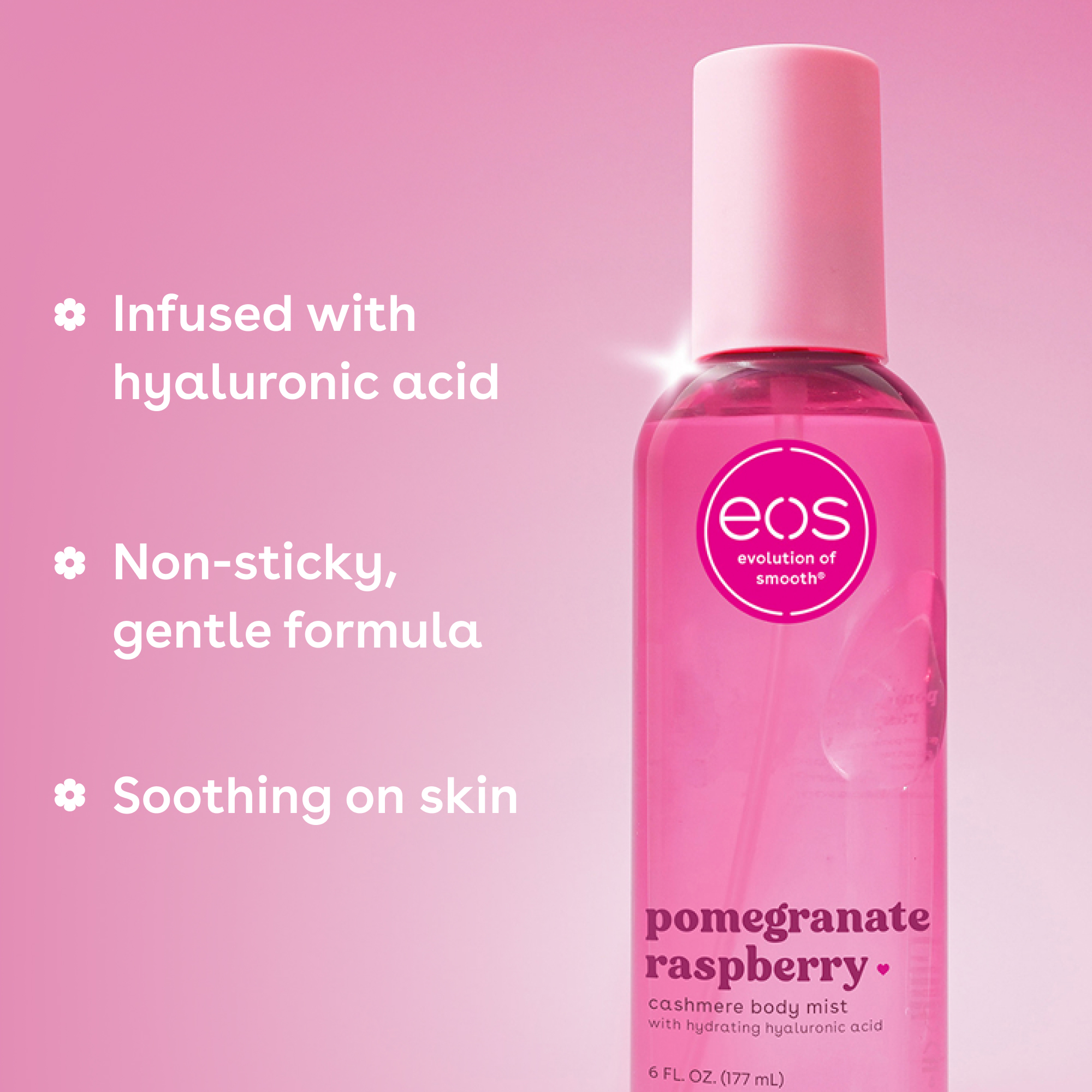 eos Cashmere Pomegranate Raspberry Body Mist, 6 fl oz photo 5