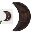 thumbnail image 1 of Moon Shelf, Easy To Install Unique  Moon Shelf Medium Tone Stain  for Bedroom, 1 of 8