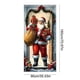 thumbnail image 3 of Decoraciones navideñas, adornos navideños, regalos de Navidad. Cortina de puerta navideña con Papá Noel. Decoración para fiestas navideñas. Cortina de puerta decorativa. Decoración para colgar en la p, 3 of 6