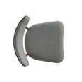 thumbnail image 6 of GDF Studio Crystal Indoor Mid Century Modern Fabric Upholstered Dining Chairs, Set of 2, Dark Gray and Walnut, 6 of 11