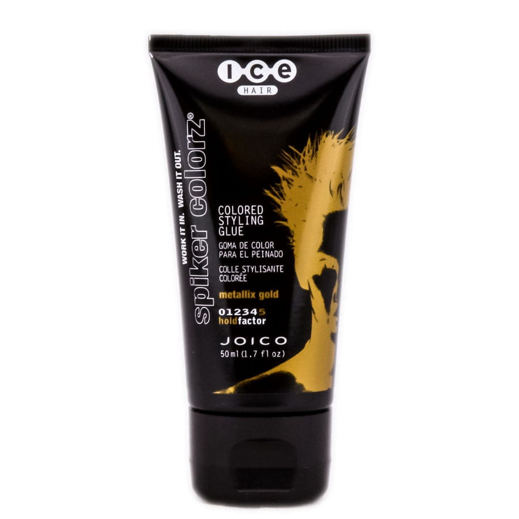 Joico Ice Spiker Colorz Water-Resistant Styling Glue Gel (Color : Metallix Gold)