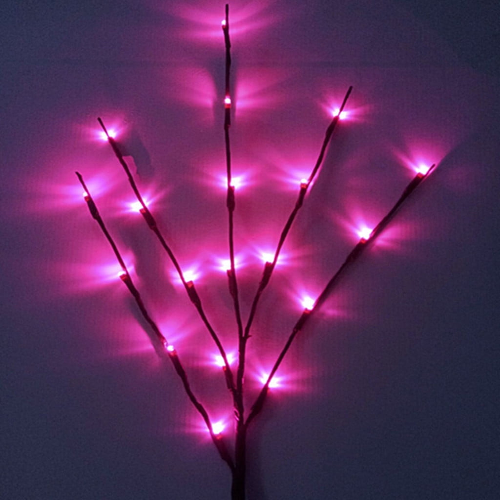 MRULIC LED light LED Willow Branch Lamp Floral Lights 20 Bulbs Home