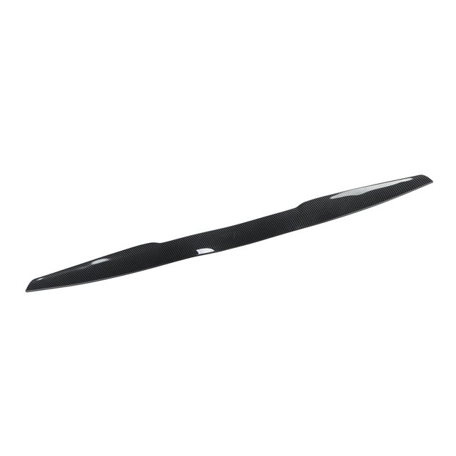 Trunk Lip Molding Trim, Universal Fit 115x6cm Car Rear Trunk Spoiler Glossy Surface for Vehicle