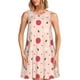 thumbnail image 1 of Balery Strawberry Vestidos de verano para mujer con estampado: vestido holgado sin mangas, vestido playero informal y cómodo para días calurosos., 1 of 7
