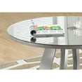 thumbnail image 4 of Monarch Specialties Coffee Table, Accent, Cocktail, Round, Living Room, 36"dia, Clear Mirror, Grey, 4 of 5