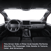 Bgucar Driver Side A-Pillar Grab Handle for Toyota Tacoma Gen 4th (2024-2026) OEM-Style, Sturdy, No Creaking, 1-Pack
