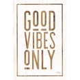 thumbnail image 2 of Rae, Marla 23x32 Black Ornate Wood Framed with Double Matting Museum Art Print Titled - Good Vibes Only, 2 of 4