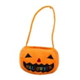 thumbnail image 3 of Bolsa de o trucos de Halloween, bolsa de peluche, suministros para fiestas infantiles, decoración de Halloween con asa, cesta de, 3 of 9