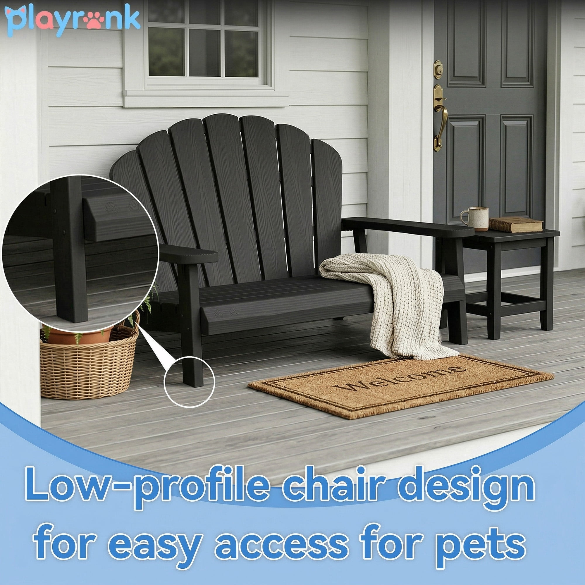 Fazzn Orthopedic Dog Beds Large Sized Dog - Washable Large Dog Cat Bed Waterproof, Comfort Dogs Couch Sofa with Washable , Pet Bed with Nonskid Bottom, Black/Brown.