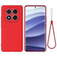 thumbnail image 1 of For Xiaomi Redmi Note 14 Pro+ 5G Case Liquid Silicone Anti-Scratch Phone Cover with Hand Strap - Gre, 1 of 5
