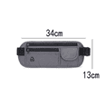 thumbnail image 2 of Riñonera impermeable para correr, para caminar, hacer ejercicio, gimnasio, correr, cinturón de viaje para dinero, soporte para teléfono, 2 of 5