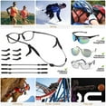 thumbnail image 4 of Correa ajustable para gafas con clip (3 unidades) para gafas de sol deportivas universales + 6 clips para las orejas., 4 of 5