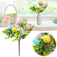 thumbnail image 2 of WMGHA ‌Artificial Easter Egg Stem Bouquet, Plastic Floral Picks for Spring Centerpieces, Pastel Easter Table Decor, Reusable Faux Flower Arrangement, DIY Easter Wreath Supplies, 2 of 6