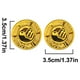 thumbnail image 5 of Bewildely Monedas de oro de pirata de 100 piezas, juego de fiesta colorido, moneda de utilería, juguete de moneda de juego, suministros Juguetes Moneda del color del pulgar Bolsa de malla, 5 of 6