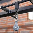 thumbnail image 2 of Lifting Pulley, bearing 300kg Silent Pulley Stainless Steel Swivel Lifting Ring Lifting Wheel for Rolling Bodybuilding Fitness(1 Pieces), 2 of 4