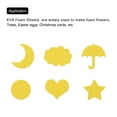 thumbnail image 6 of EVA Foam Sheets Yellow 19.7 Inch x 17.7 Inch 0.8mm Thick Crafts Foam Sheets 5Pcs, 6 of 6