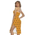thumbnail image 2 of Halloween Spider Web Pattern Printed Cross Back Cami Dress, Halloween Decorative Fashion Summer Maxi Sexy Casual Dress For Women, 2 of 4