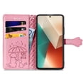 thumbnail image 3 of Funda Cartera FOXDOCK para Xiaomi Redmi Note 13 4G , Flip PU con Relieve de Gatos y Perros, Tarjetero y Soporte, 3 of 6