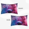 thumbnail image 2 of Sikiie Color Explosion Makeup Brush Print Plush Pillow Cover, Wrinkle-proof and Stain-resistant Pillow Protector without Pillow Core, Home Decoration-20"x30", 2 of 6