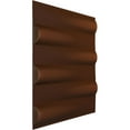 thumbnail image 2 of Ekena Millwork 19 5/8"W x 19 5/8"H Naomi EnduraWall Decorative 3D Wall Panel, Universal Aged Metallic Rust (Covers 2.67 Sq. Ft.), 2 of 6