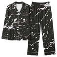 thumbnail image 1 of XFYSSS Ensemble de Pyjama Décontracté pour Femmes, Mode Imprimée, Manches Longues, Col Rabattu, 1 of 4