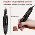 thumbnail image 2 of 9V Mini  Drill Electric Carving Pen Variable Speed   Drill Rotary Tools Kit Engraver Pen for Grinding Polishing, 2 of 6
