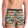 thumbnail image 4 of Men's Boxer Briefs, off road racing car colorful Soft Comfy Mens Underwear Boxer Briefs Breathable With Widen Waist, 4 of 7