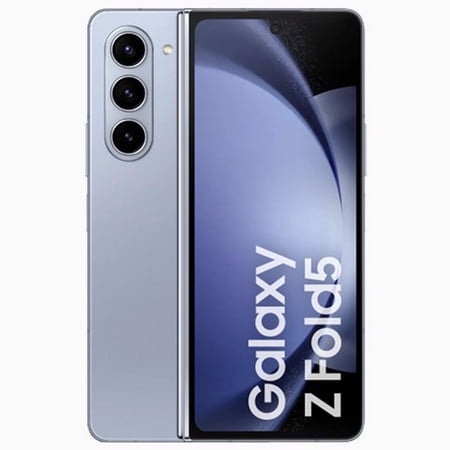 Samsung Galaxy Z Fold5 STANDARD EDITION Dual-SIM 512GB ROM + 12GB RAM (Only GSM | No CDMA) Factory Unlocked 5G Smartphone (Icy Blue) - International Version