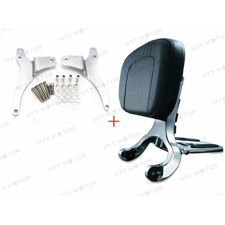 - Backrest & Low Mount Bracket For Harley 97-08 Road Glide Road King Street Glide