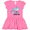 Raspberry with Polka Dots, variant on Inktastic My Aunt Loves Me with Cute Sharks Girls Toddler Dress