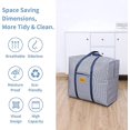 thumbnail image 4 of Waterproof Seasonal Clothing Oversized Organizer Blue Stripe, 4 of 5