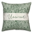 thumbnail image 2 of Creative Products Unwind Leaves Green 16 x 16 Indoor / Outdoor Pillow, 2 of 3