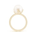 thumbnail image 2 of Angara Trillium Freshwater Cultured Pearl Solitaire Ring in 14K Yellow Gold for Women | June Birthstone Jewelry for Her, 2 of 8