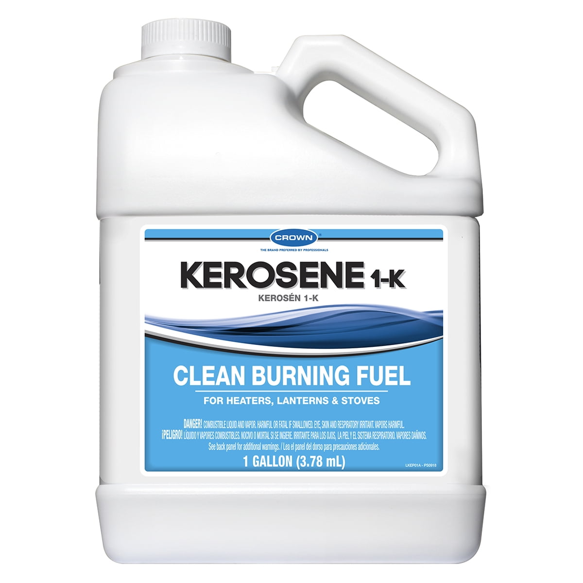 Crown 1-K Kerosene, Clean Burning Fuel, 1 Gallon -