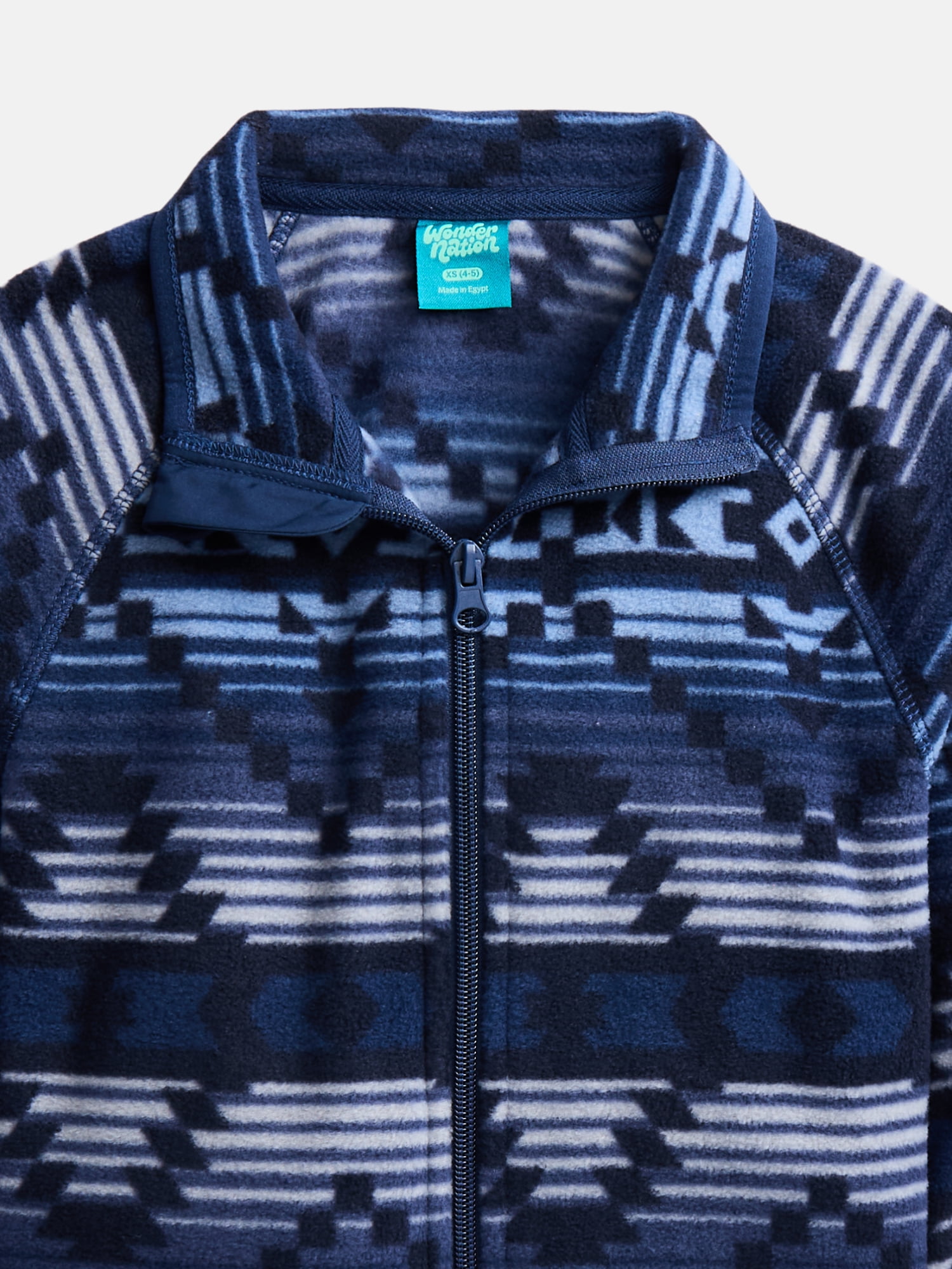 Wonder Nation Boys Microfleece Full Zip Jacket, Sizes 4-18 & Husky