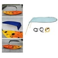thumbnail image 3 of Canoe Sun Shade Canopy for Single Person Waterproof Oxford Cloth Kayak Boat Sun, 3 of 9