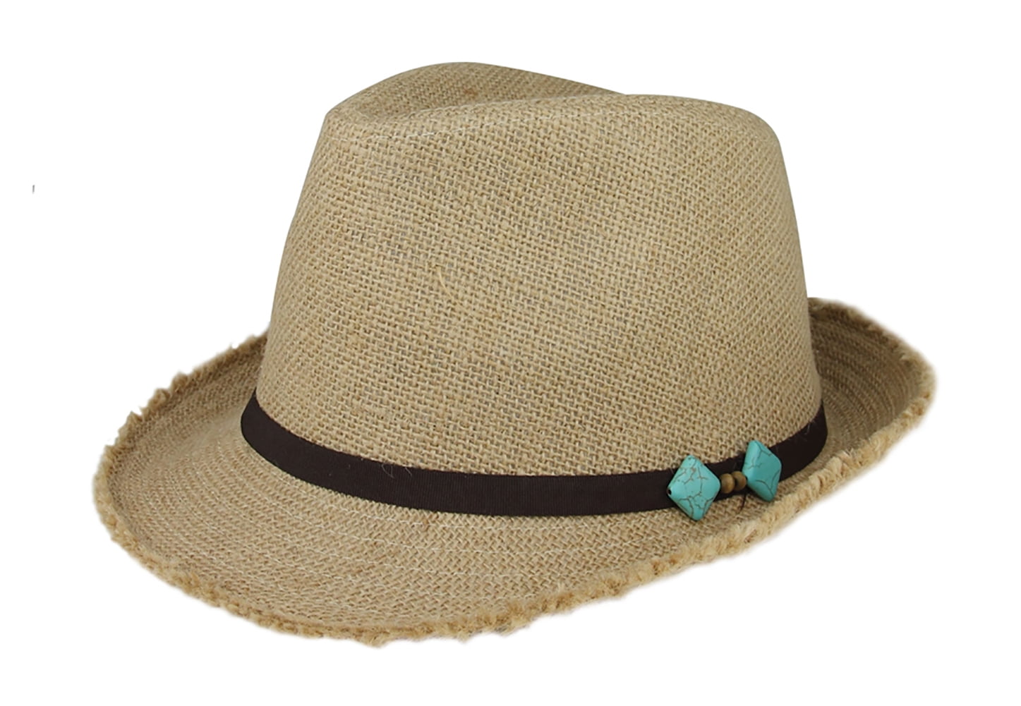 Jute Fedora Hat Natural Walmart Canada